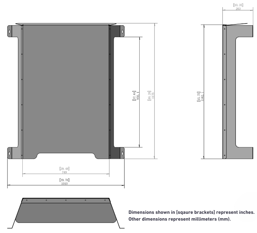 Tesla Powerwall Cover Dimensions